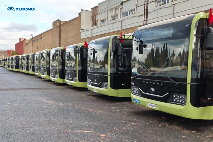 723 bus Yutong prêts à fournir un service de haute qualité pour soutenir la Coupe dAfrique des Nations