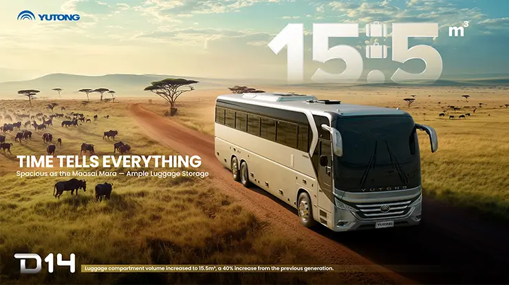 Yutong Bus Unveils Next-Gen D14 Coach in Africa Yutong Bus Unveils Next-Gen D14 Coach in Africa
