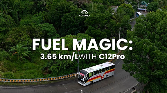 Yutong C12PRO Philippines Fuel Saving Challenge: Fuel Consumption per 100 Kilometers Under Complex Road Conditions 12% Lower Than Previous Generation